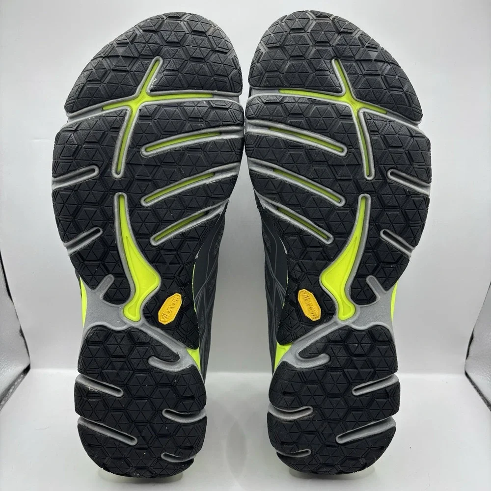 Men's Size 9.5 - The North Face Ultra Current Grey Lime Trail Running Shoes CCE4
